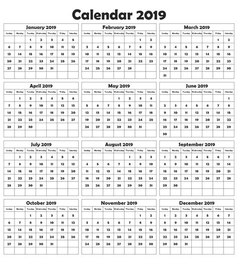 calendar template large boxes calendar template large boxes 2019 calendar holidays there are
