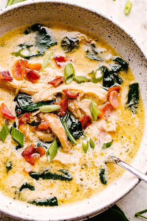 Creamy Crack Chicken Soup Low Carb And Keto Recipe Chow Hub