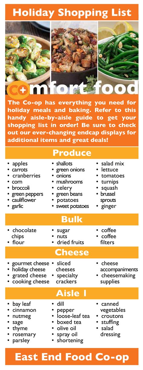 Kostenloses Printable Holiday Shopping List