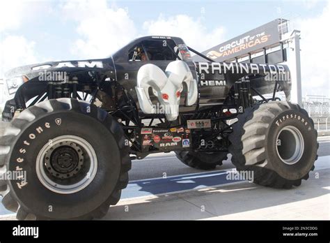 driver mark hall drives raminator after setting the new “guinness world records® record for