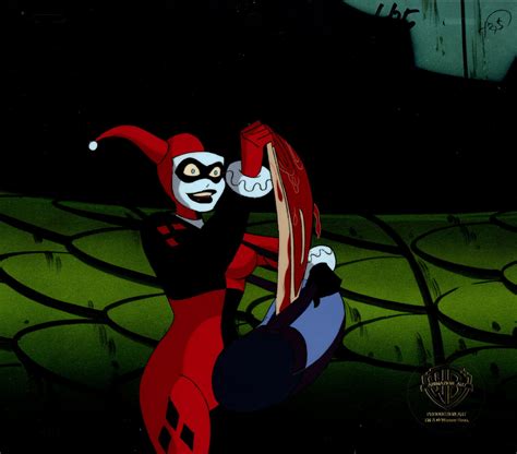 Batman Animated Series Original Production Cel Harley Quinn