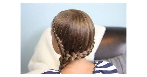 Double Lace Side Braid Cool Braids For Girls Popsugar Moms Photo 5