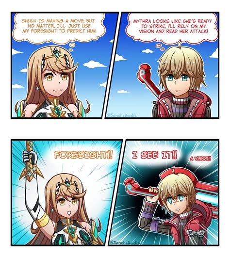 New Smash Ultimate Comic To Celebrate Pyra And Mythra In Smash Rxenobladechronicles