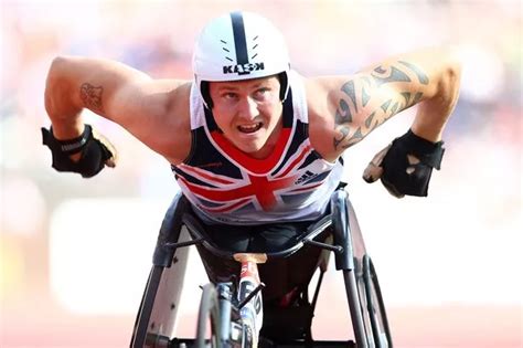 Team Gb Paralympic Champion David Weir Hopes Olympic Stadium Track Is Looked After Mirror Online