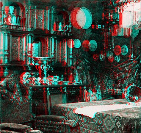 Dining Room 1897 Anaglyph 3d Photography 3d Photo Photo Art