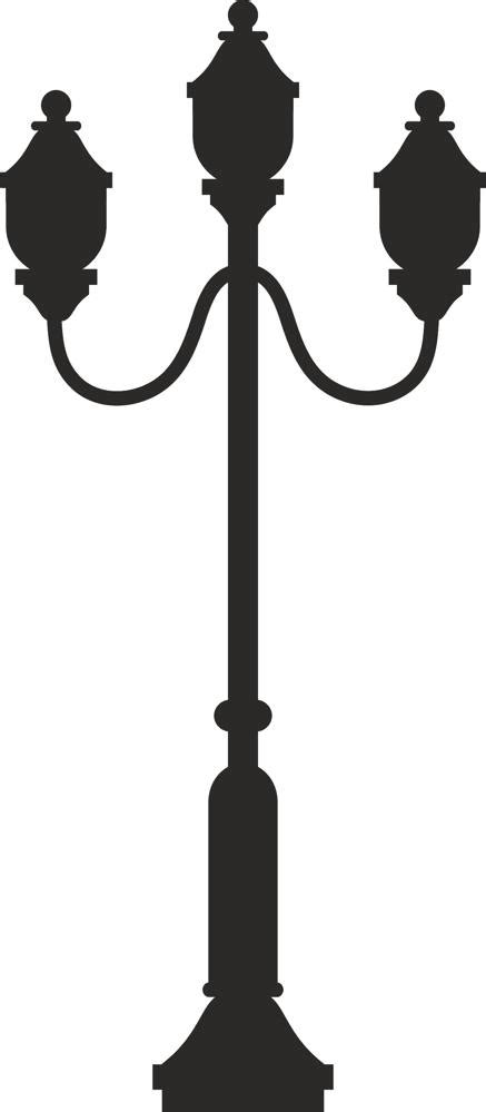 Street Lamp Silhouette Free Dxf File Free Download Dxf Patterns