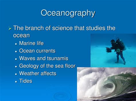 Ppt Oceanography Powerpoint Presentation Free Download Id2608069