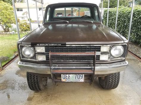 1981 Ford Courier 2 3 5spd 4x4