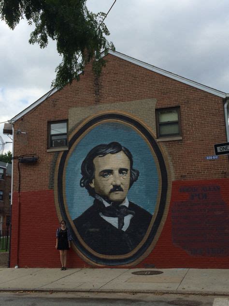 Mural Found Near The Edgar Allan Poe House In Philadelphia Pa Edgar