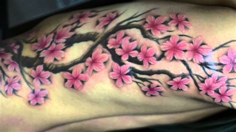 Cherry Blossom Tattoo W Angela Youtube