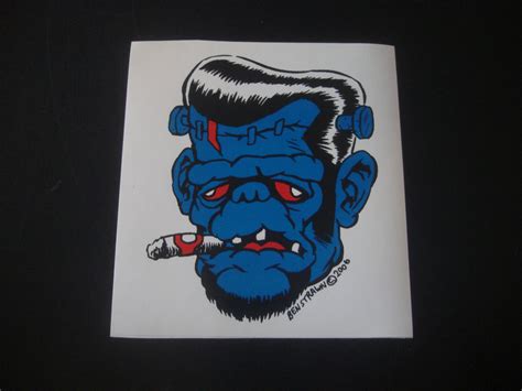 Frankenstogy Sticker Decal Artist Ben Von Strawn Frankenstein Ebay