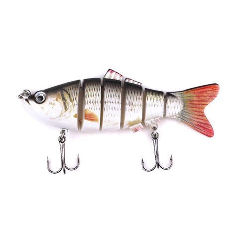 Jointed Minnow Angeln Köder 1pc 10 cm 18 g 6sections multicolor