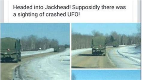 Ufo Near Jackhead Its Actually A Plane Says Military Manitoba