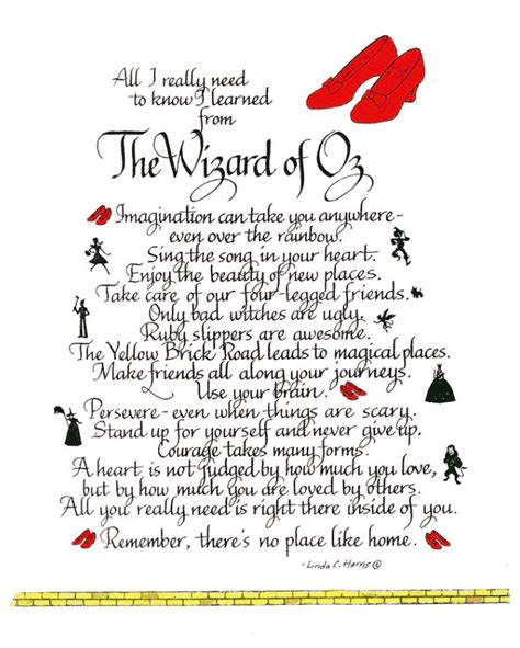 All I Need To Know I Learned From The Wizard Of Oz By Linda Harris I