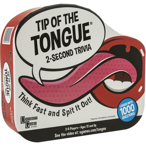 Tip Of The Tongue Game By University Games For Ages 12 And Up Walmart Canada