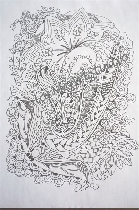 Zendoodle Coloring Pages Printable At Getcoloringscom Free Printable
