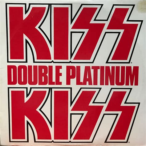 Kiss Rare Re Called Double Platinum White Cover 2lp