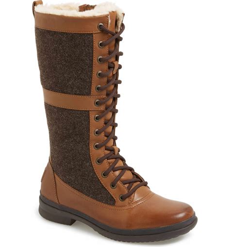Ugg Elvia Waterproof Tall Boot Nordstrom Boots Womens Uggs Tall