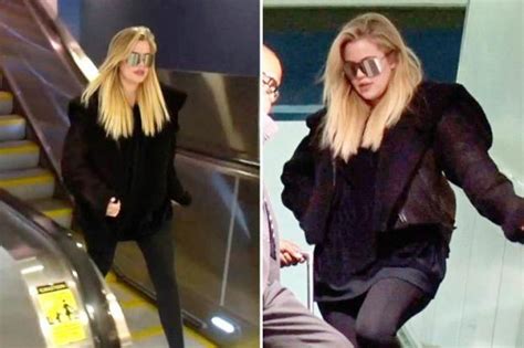 khloe kardashian pictured out in la for the first time since confirming her pregnancy the