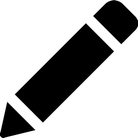 Pencil Edit Button Vector SVG Icon - SVG Repo
