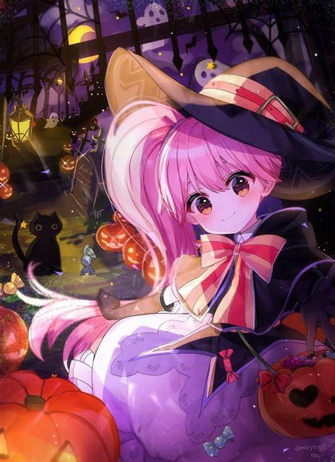 Anime Halloween Halloween Girl Kawaii Art Kawaii Anime Girl Anime