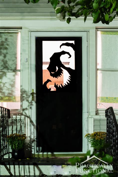 My roommate and i's dorm door decoration for halloween! 25 SPOOKtacular Halloween Door Décor DIYs