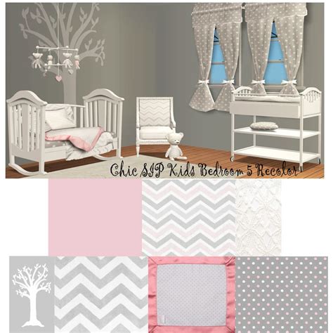 Chic Nursery Sims 4 Cc Furniture Sims 4 Bedroom Sims 4 Cc Furniture