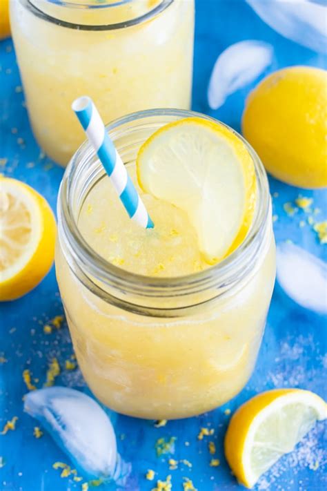 Easy Frozen Lemonade Recipe With Fresh Lemons Evolving Table