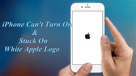 How To Fix Iphone Cant Turn On Stuck On White Apple Logo When