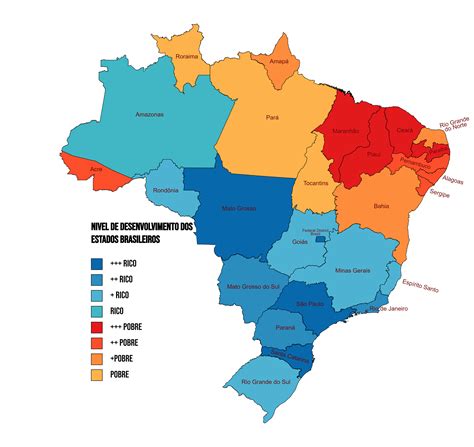 Os Estados Mais Ricos E Os Mais Pobres Do Brasil PIB Per Capita