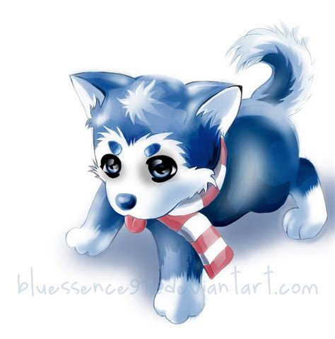 Winter Kawaii Husky Cute Husky Puppies Cute Anime Character Cute