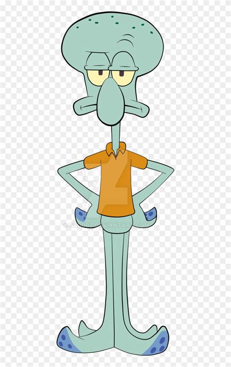 Download Squidward Tentacles Squidward With Transparent Background Clipart Png Download PikPng