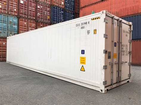 40 Foot High Cube Reefer Container Refrigerated Shipping Container At
