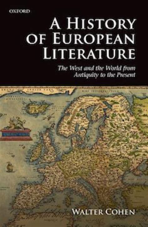 A History Of European Literature U M Lsa English Language And Literature