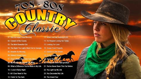 Best Classic Country Songs Of 70s 80s Best Old Country Colection Of