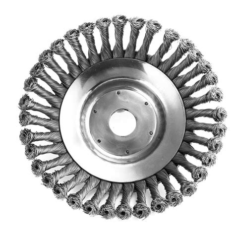 Read and follow all safety rules and operating instructions before. steel wire wheel trimmer head garden weed cutter brush ...