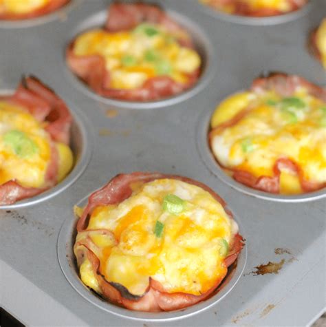 Baked Ham And Egg Cups Video Recipe Egg Cups Breakfast Egg Cups