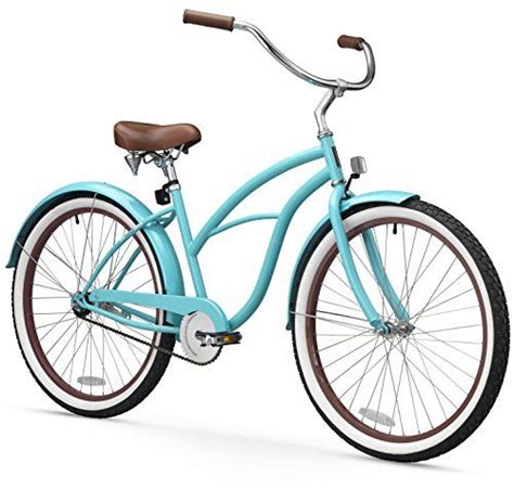 Sixthreezero Womens 1speed 26inch Beach Cruiser Bicycle Teal Blue