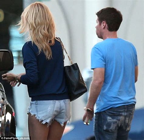 Entourage S Sabina Gadecki Puts On A Leggy Parade In Barely There Denim Shorts As She Steps Out