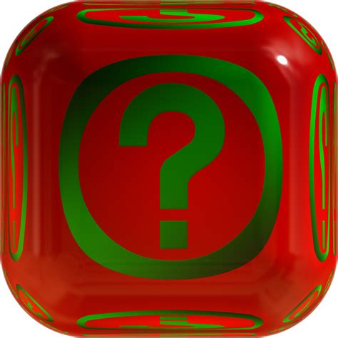 Download Dice Red Question Mark Royalty Free Stock Illustration Image