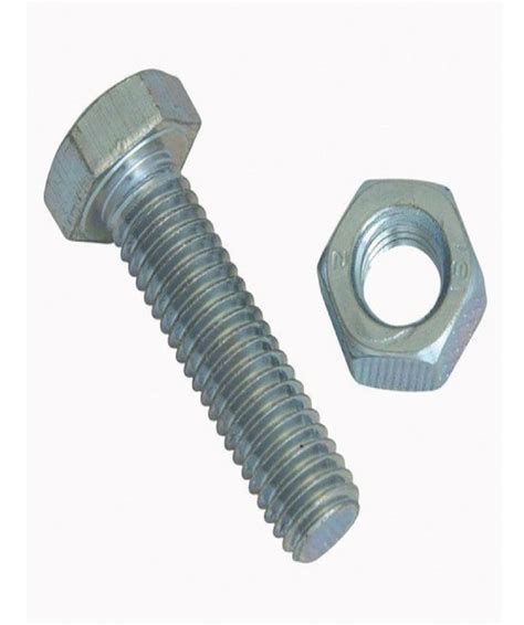 Full Thread Mild Steel Hexagonal Bolt And Nut For Industrial At Rs 420