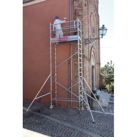 163cm długości mierzone na zewnątrz kielichów 87cm wysokości 70cm wysokość robocza. Rusztowanie TOP SYSTEM FARAONE 75x245cm wysokość robocza 8,4 m