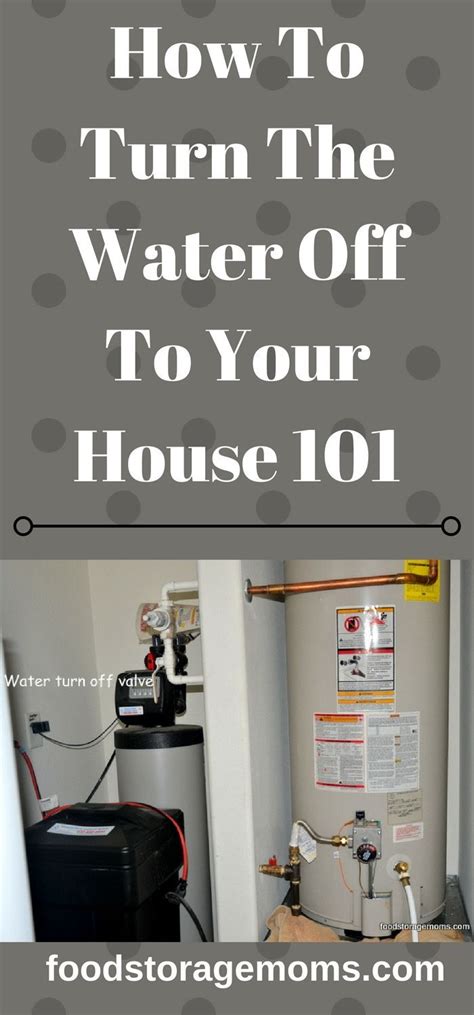 Your iphone's emergency alerts can save your life, but you might not want a deafening flash flood warning to go off when you're in the middle of work, or worse, fast. How To Turn The Water Off To Your House 101 | Prepper ...