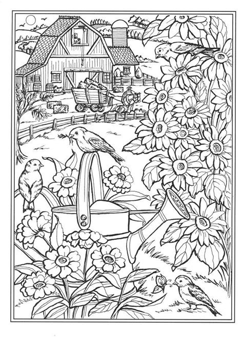 Country Scene Coloring Pages / Are you looking for coloring pages to