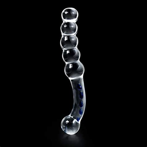 T Explorer Crystal Glass Dildo Penis Anal Beads Butt Plug Masturbation Personal