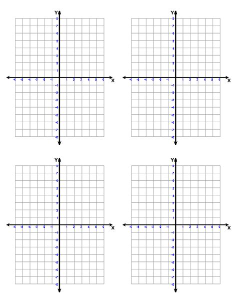 4 Free Printable Numbered Graph Paper Templates Print Graph Paper