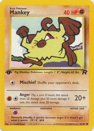 Search by city or zip code to find your kiosk. Mankey - Team Rocket 1st Edition - Pokemon | TrollAndToad