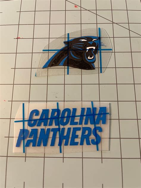 Carolina Panthers Vinyl Decal Etsy