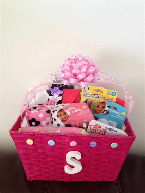 Homemade diy baby shower gift basket ideas. Baby gift basket. | Baby gift basket, Diy baby gifts, Baby ...