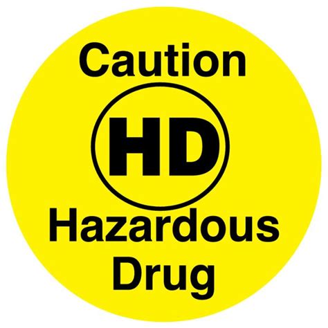 Hd Hazardous Drug Label X United Ad Label